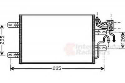 VAN WEZEL 37005394 -  Конденсатор, кондиционер